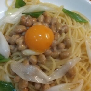 濃厚！納豆パスタ